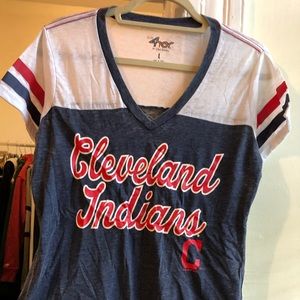 Cleveland Indians V-neck tee